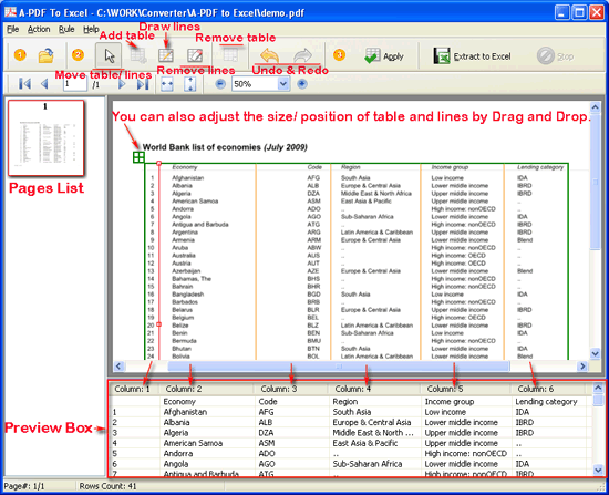 pdf to excel free software